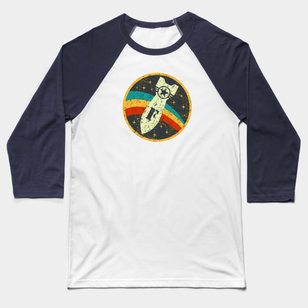 Retro F Bomb Baseball T-Shirt by Etopix